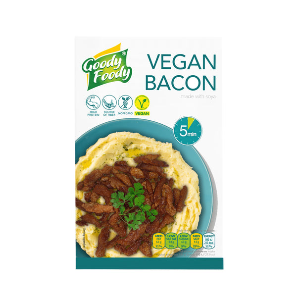 742159 Nudličky s příchutí slaniny veganské 200 g GOODY FOODY-1