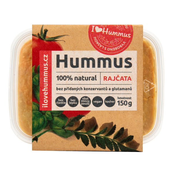 752057 Hummus - pomazánka cizrnová s rajčatama 150 g I LOVE HUMMUS-1