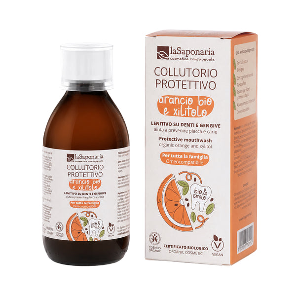 laSaponaria Ochranná ústna voda s pomarančom a xylitolom <tc>BIO</tc> (250 ml)
