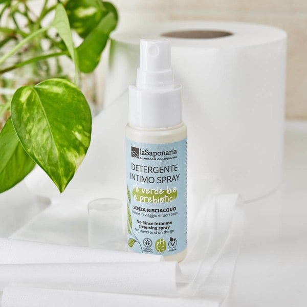 laSaponaria Intimní sprej bezoplachový se zeleným čajem BIO (50 ml)