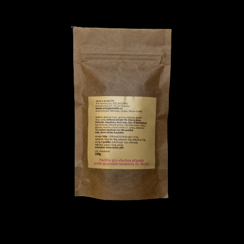 Energia rastlín Bachove esencie Krízová esencia - pastilky + prehr. náplň (50 g + 100 g)