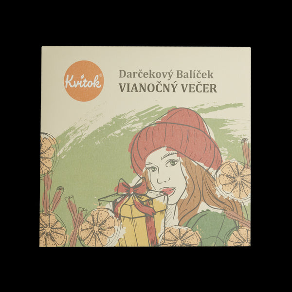 Kozmetický darčekový balíček Kvitok Vianočný večer