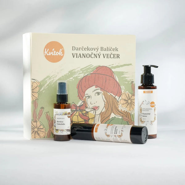 Kozmetický darčekový balíček Kvitok Vianočný večer