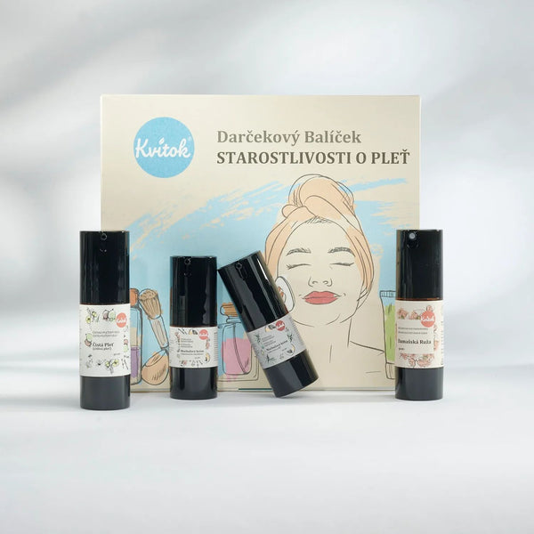 Kvitok Dárkový kosmetický balíček Péče o suchou a citlivou pleť