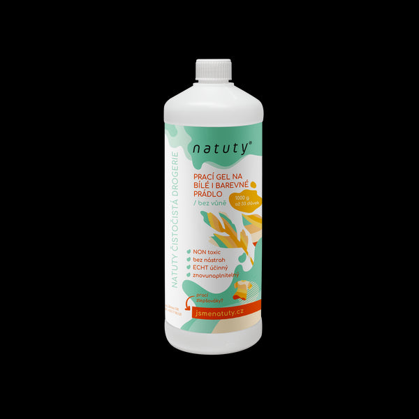 Natuty Univerzálny prací gél bez vône (1 l)