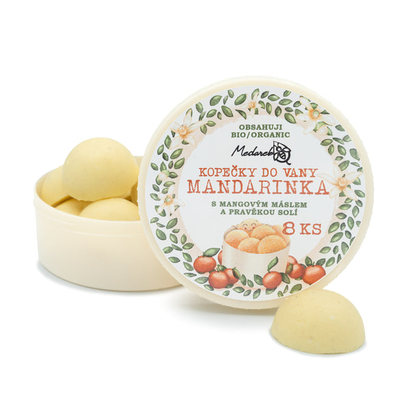 Medarek Kopečky do vany - Mandarinka (8 ks)