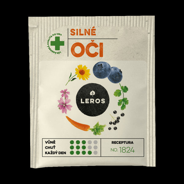 LEROS Bylinný čaj Silné oči - nálev. sáčky (20 x 1,5 g)