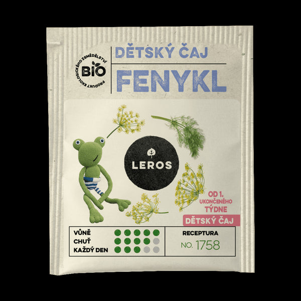 LEROS Dětský čaj Fenykl BIO - nálev. sáčky (20 x 1,5 g)