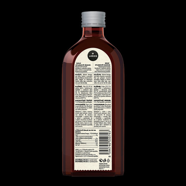 LEROS Sirup Bylinkové Vánoce (250 ml)