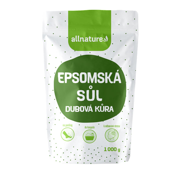 Allnature Epsomská soľ Dubová kôra (1 kg)