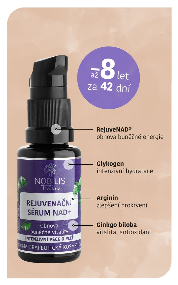 Nobilis Tilia Rejuvenační sérum NAD+ (20 ml)