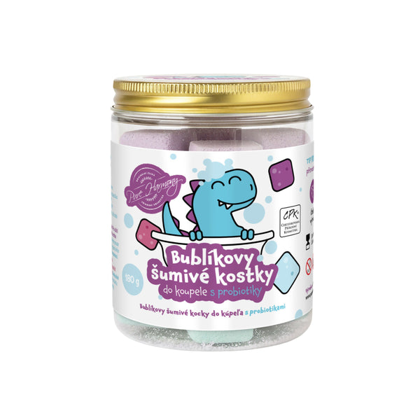 903789 Kostky do koupele Bublíkovy šumivé s probiotiky 180 g PURE HARMONY-1