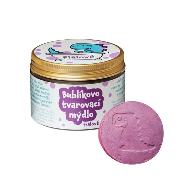 903791 Mýdlo tvarovací Bublíkovo - fialové 100 g PURE HARMONY-1