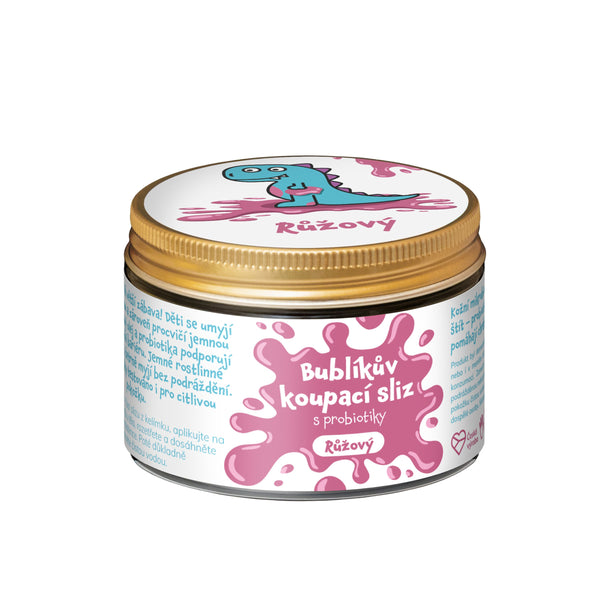 903796 Sliz koupací Bublíkův s probiotiky - růžový 140 g PURE HARMONY-1