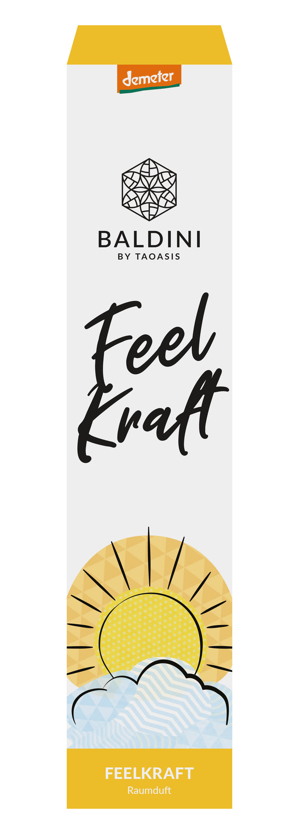 TAOASIS Baldini Aroma difuzér s tyčinkami FeelPower BIO (50 ml)