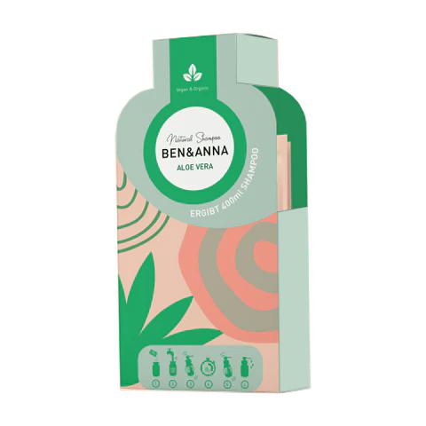 Ben & Anna Šampón v prášku (2×20 g) - Aloe vera