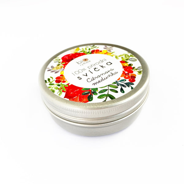 Biorythme Extravagantne prírodná sviečka - Medovka (70 g)