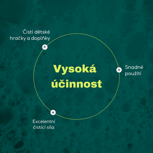 Attitude Čisticí prostředek na dětské povrchy a hračky bez vůně s rozprašovačem (800 ml)