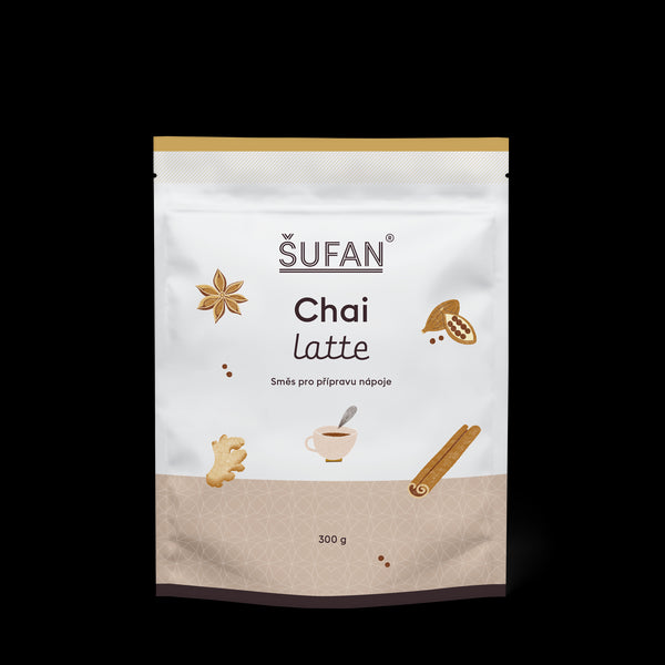 Šufan Slazená směs černého čaje a koření Chai Latte (300 g)
