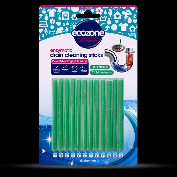Tyčinky na čistenie odpadu Ecozone s enzýmami (12 ks)