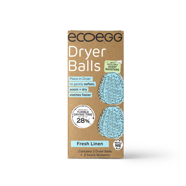 Vajíčka na sušenie bielizne Ecoegg - svieža bavlna (2 ks + 4 náplne)