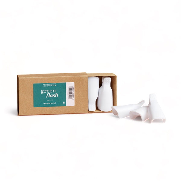 Manucurist klipy na odstraňovanie gélového náteru Green Flash LED (5 ks)