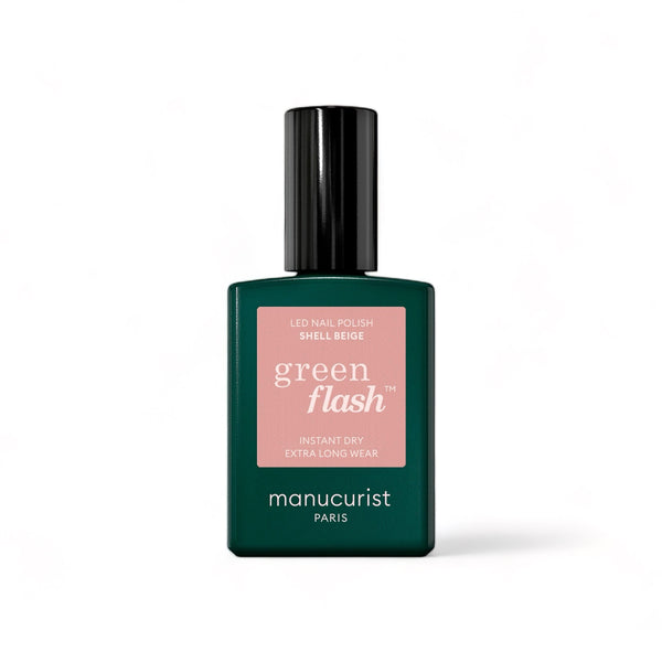 Manucurist Green Flash LED gél lak na nechty - Shell Beige (15 ml)