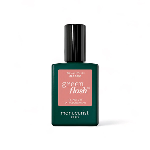 Manucurist Green Flash LED gél lak na nechty - Old Rose (15 ml)