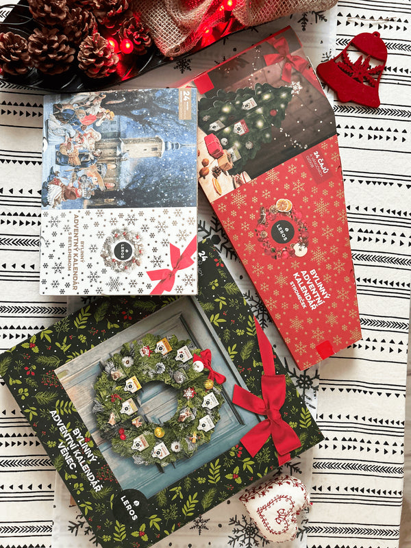 LEROS Bylinný adventní kalendář (24 nálev. sáčků) - Stromeček