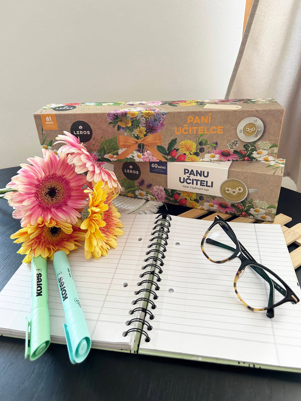 LEROS Dárková sada (3 x 20 nálev. sáčků) - Paní učitelce