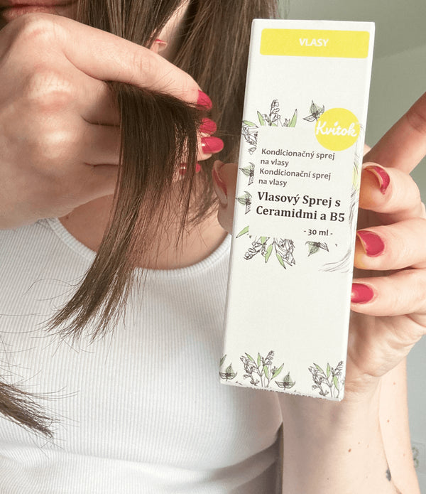 Kvitok Sprej na rozčesávanie a ochranu vlasov (30 ml)