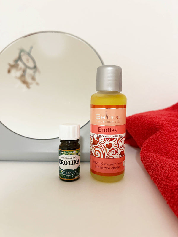 Saloos telový a masážny olej Erotica <tc>BIO</tc> (50 ml)