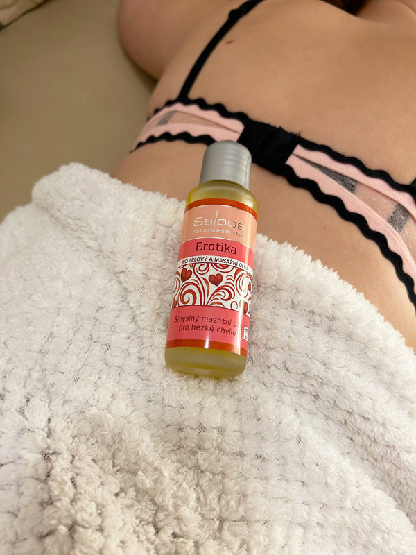 Saloos telový a masážny olej Erotica <tc>BIO</tc> (50 ml)
