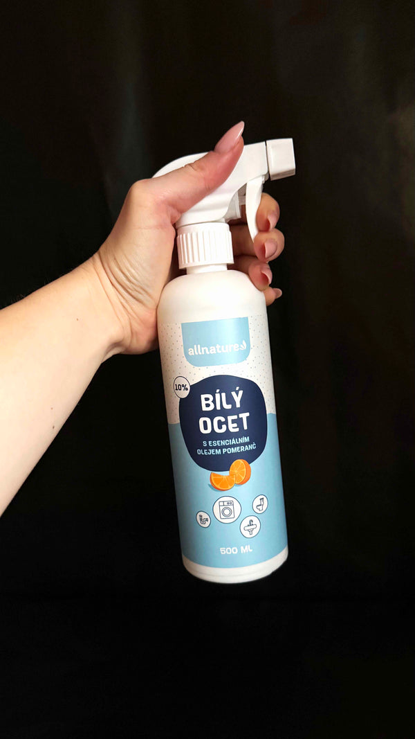 Allnature Biely ocot v spreji 10% s vôňou pomaranča (500 ml)