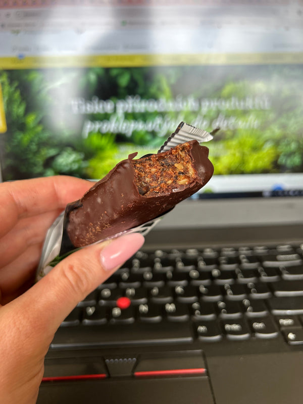 Lifefood Tyčinka Lifebar InChoco švestková RAW BIO (40 g)