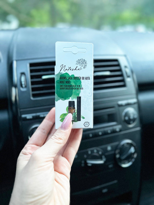 Natasha Sada Difuzér do auta + olej Mint Mint