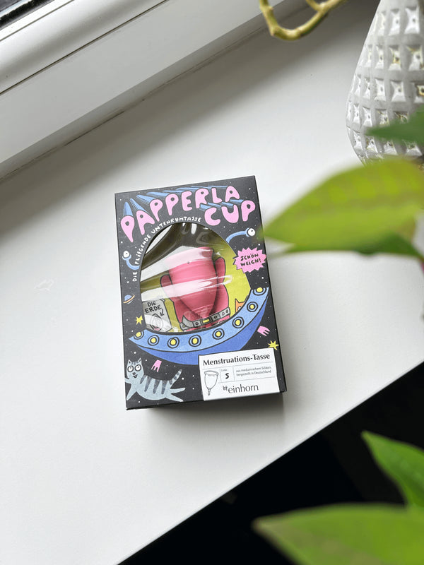 Menštruačný kalíšok Einhorn Papperlacup - S