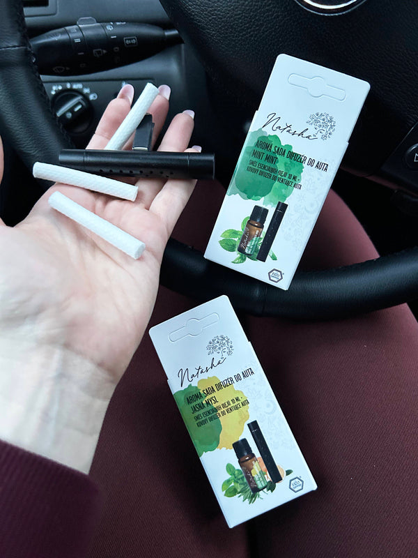 Natasha Sada Difuzér do auta + olej Mint Mint