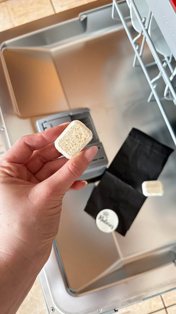 Tablety do umývačky riadu Mulieres - všetko v jednom