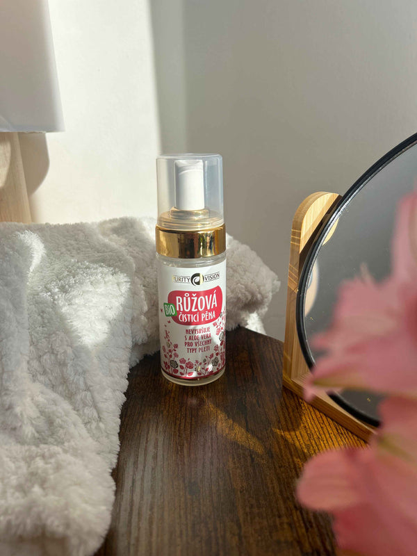 Purity Vision Růžová čisticí pěna BIO (90 ml)