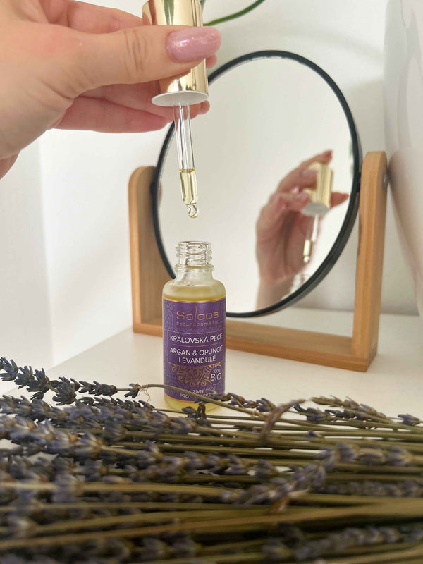 Saloos Pleťový olej Royal Care Argan & Prickly Pear <tc>BIO</tc> - Levanduľa (20 ml)