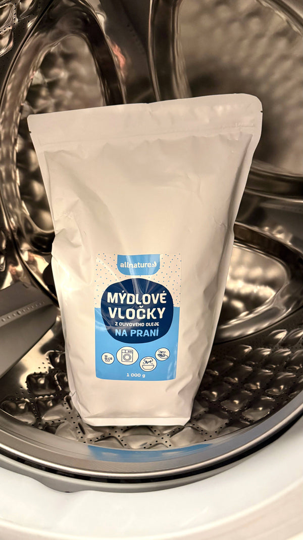 Allnature Mýdlové vločky z olivového oleje