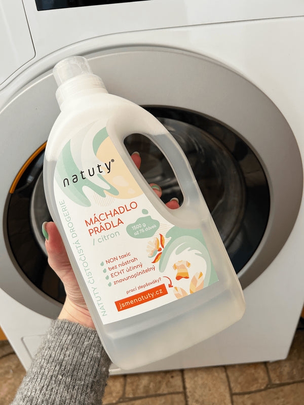 Natuty Máchadlo prádla s vůní citronu - II. jakost