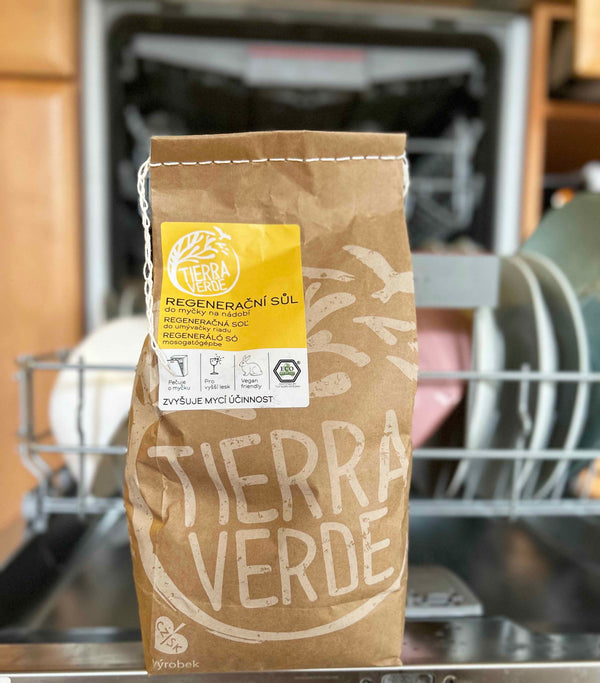 Soľ do umývačky riadu Tierra Verde - INOVÁCIE