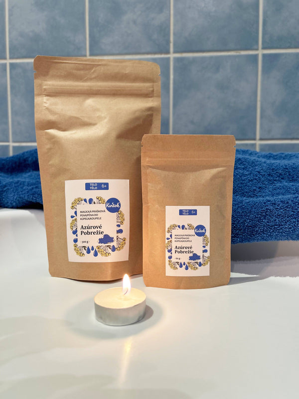 Kvitok Magická pěna do koupele Azurové pobřeží