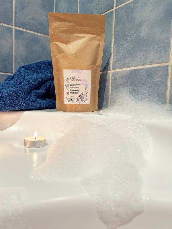 Kvitok Magická pěna do koupele Cukrový obláček