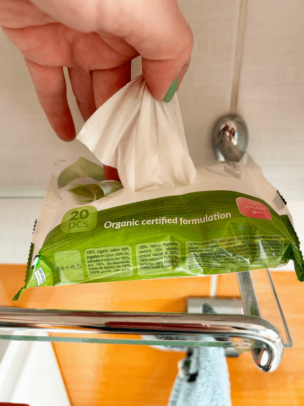 Organyc Vlhčené obrúsky na intímnu hygienu <tc>BIO</tc> (20 ks)