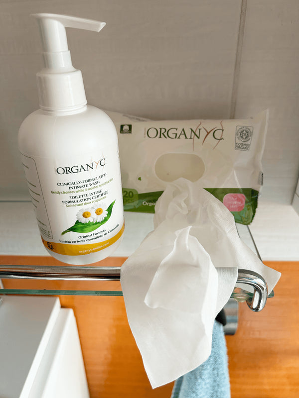 Organyc Vlhčené obrúsky na intímnu hygienu <tc>BIO</tc> (20 ks)