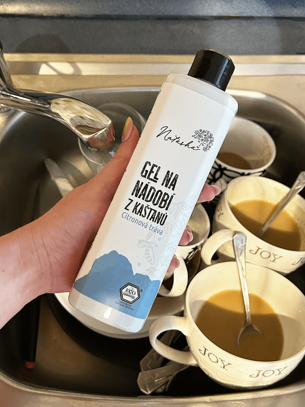 Natasha Gel na nádobí z kaštanů Citronová tráva