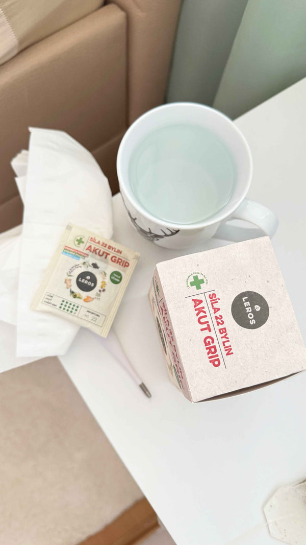 LEROS Bylinný čaj Síla 22 bylin AKUT GRIP - nálev. sáčky (20 x 2,5 g)